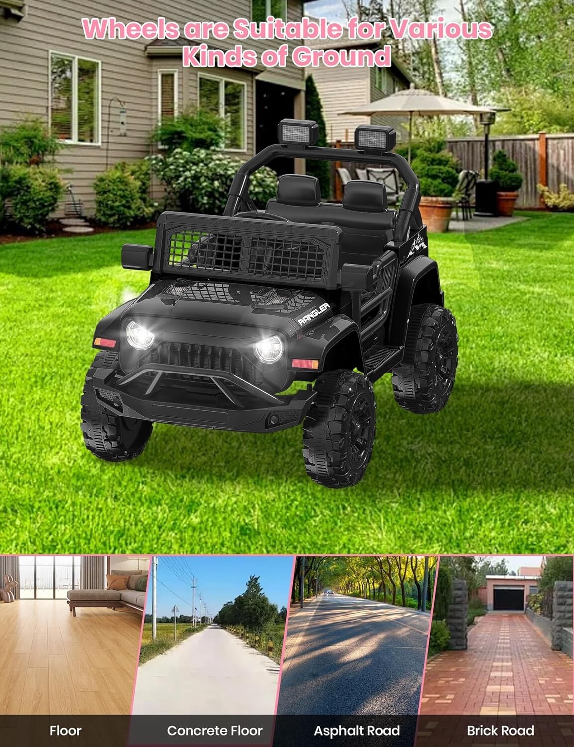12V Ride-On Truck Car with Parent Remote Control Trend Times 5