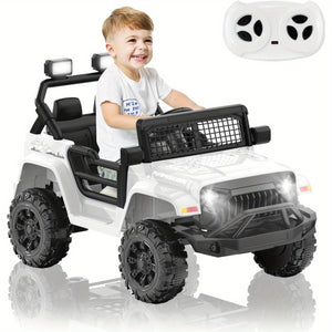 12V Electric Ride-On Truck Car with Parent Remote Control for Kids Ages 3-5 Trend Times 10