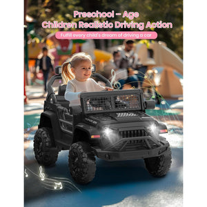 12V Electric Ride-On Truck Car with Parent Remote Control for Kids Ages 3-5 Trend Times 2