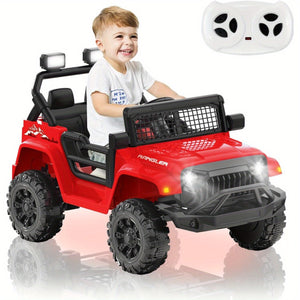 12V Electric Ride-On Truck Car with Parent Remote Control for Kids Ages 3-5 Trend Times 8
