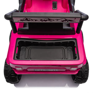 12V Electric Ride-On Jeep Truck Car with Remote Control and Slow Start for Kids Pink Trend Times 17