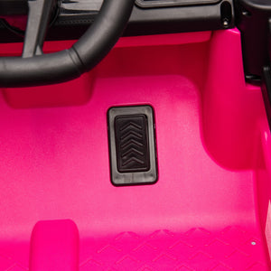 12V Electric Ride-On Jeep Truck Car with Remote Control and Slow Start for Kids Pink Trend Times 19