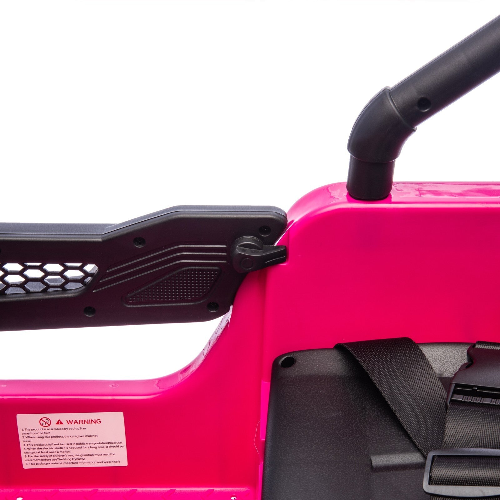 12V Electric Ride-On Jeep Truck Car with Remote Control and Slow Start for Kids Pink Trend Times 20