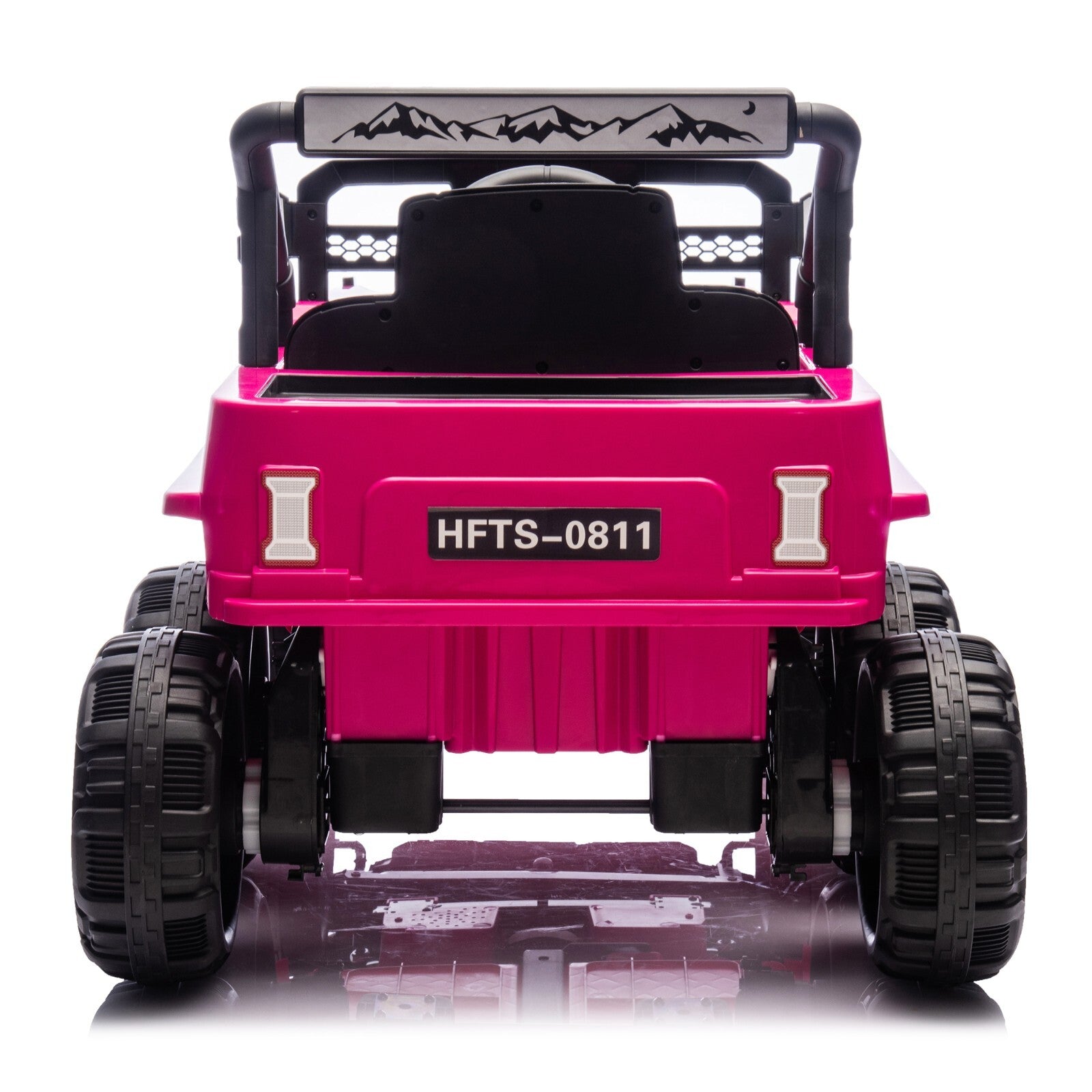 12V Electric Ride-On Jeep Truck Car with Remote Control and Slow Start for Kids Pink Trend Times 9