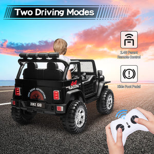 12V Electric Ride-On Off-Road Jeep Truck Toy with Remote, LED Lights, and MP3 Player Trend Times 3