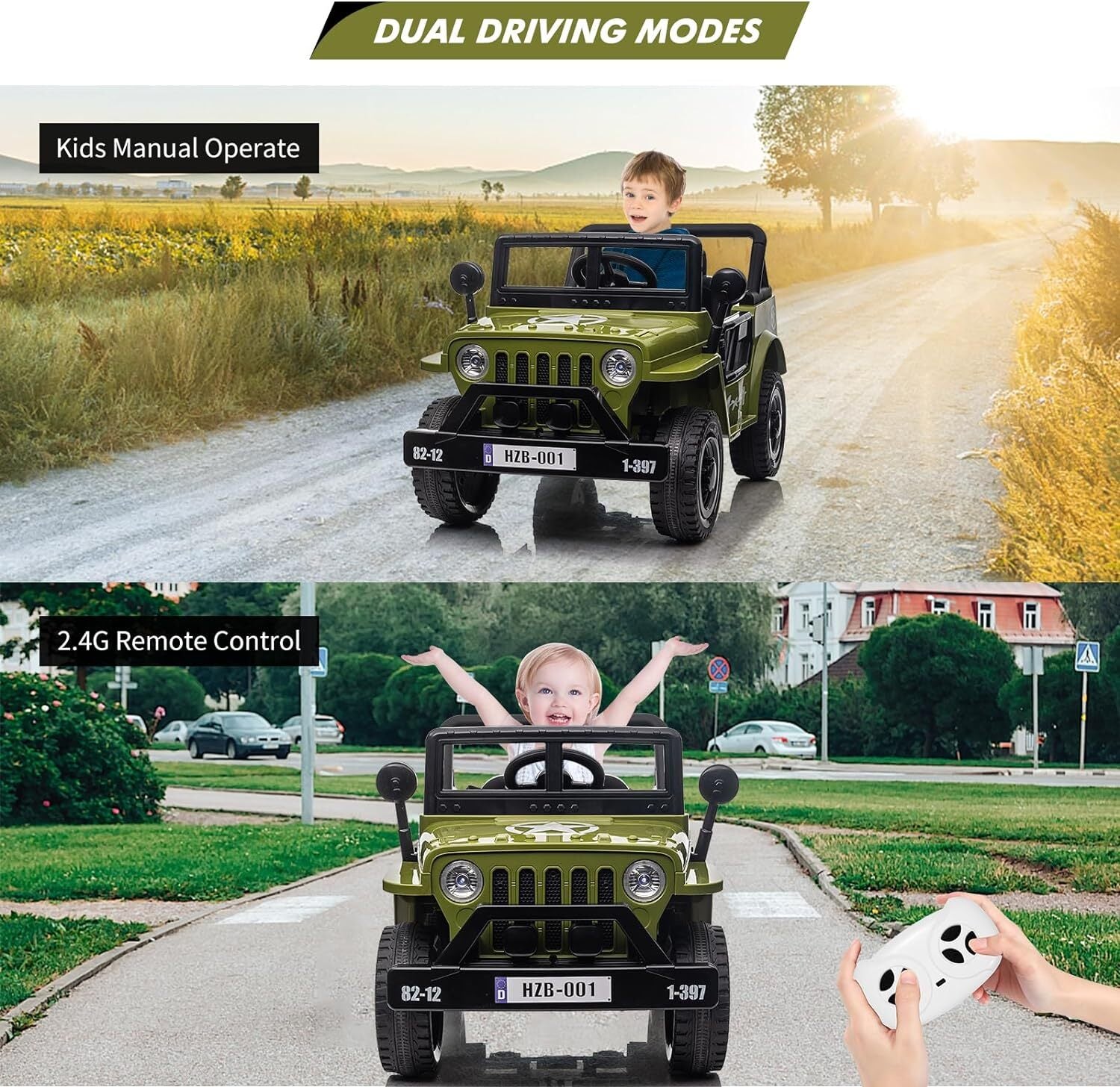 12V Electric Ride-On Jeep Truck with Remote Control, MP3 Player, and LED Lights Trend Times 10