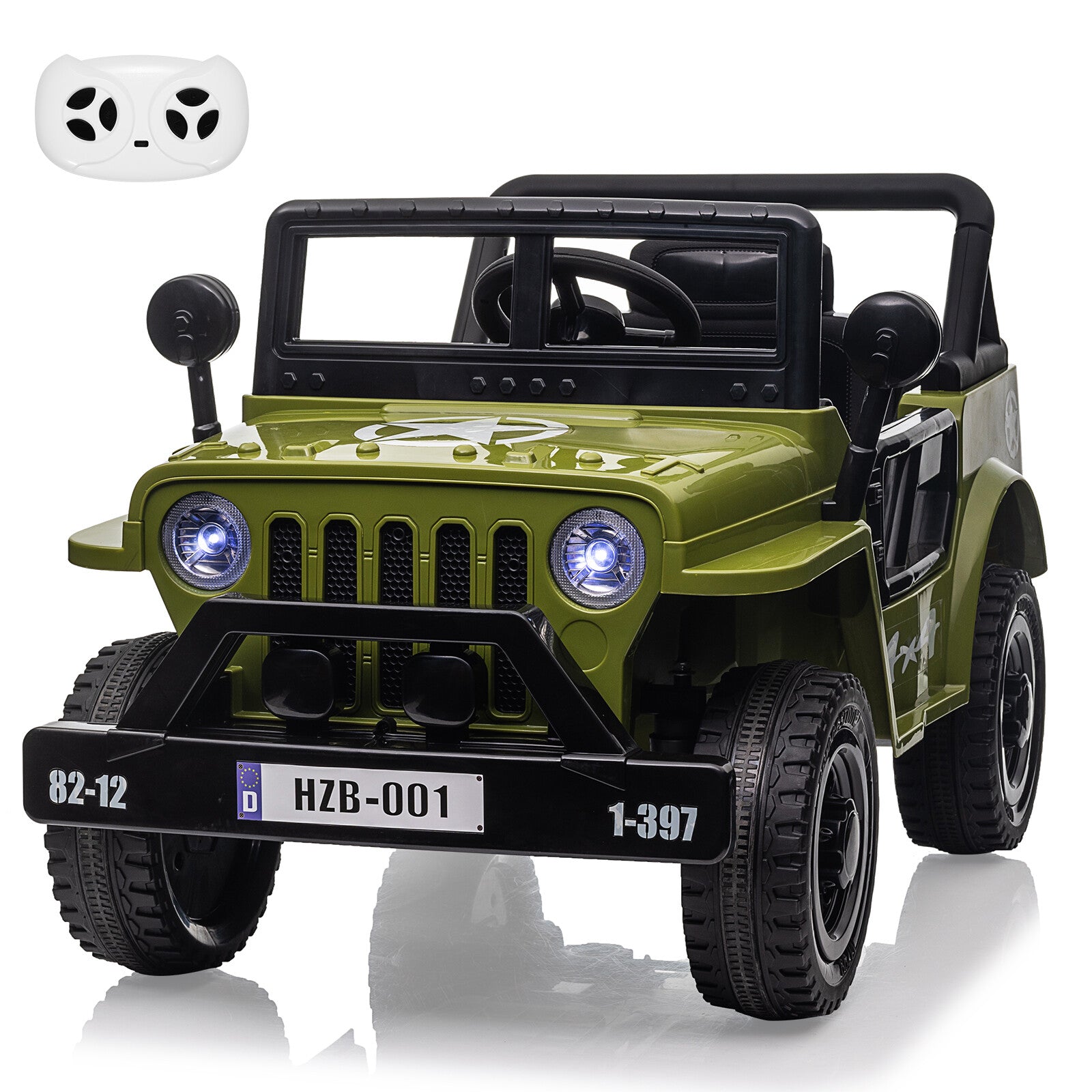 12V Electric Ride-On Jeep Truck with Remote Control, MP3 Player, and LED Lights Trend Times 2