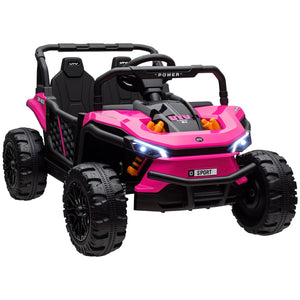 12V Pink Ride-On UTV Truck Toy with Remote Control and 4-Wheel Suspension Trend Times Variant 0