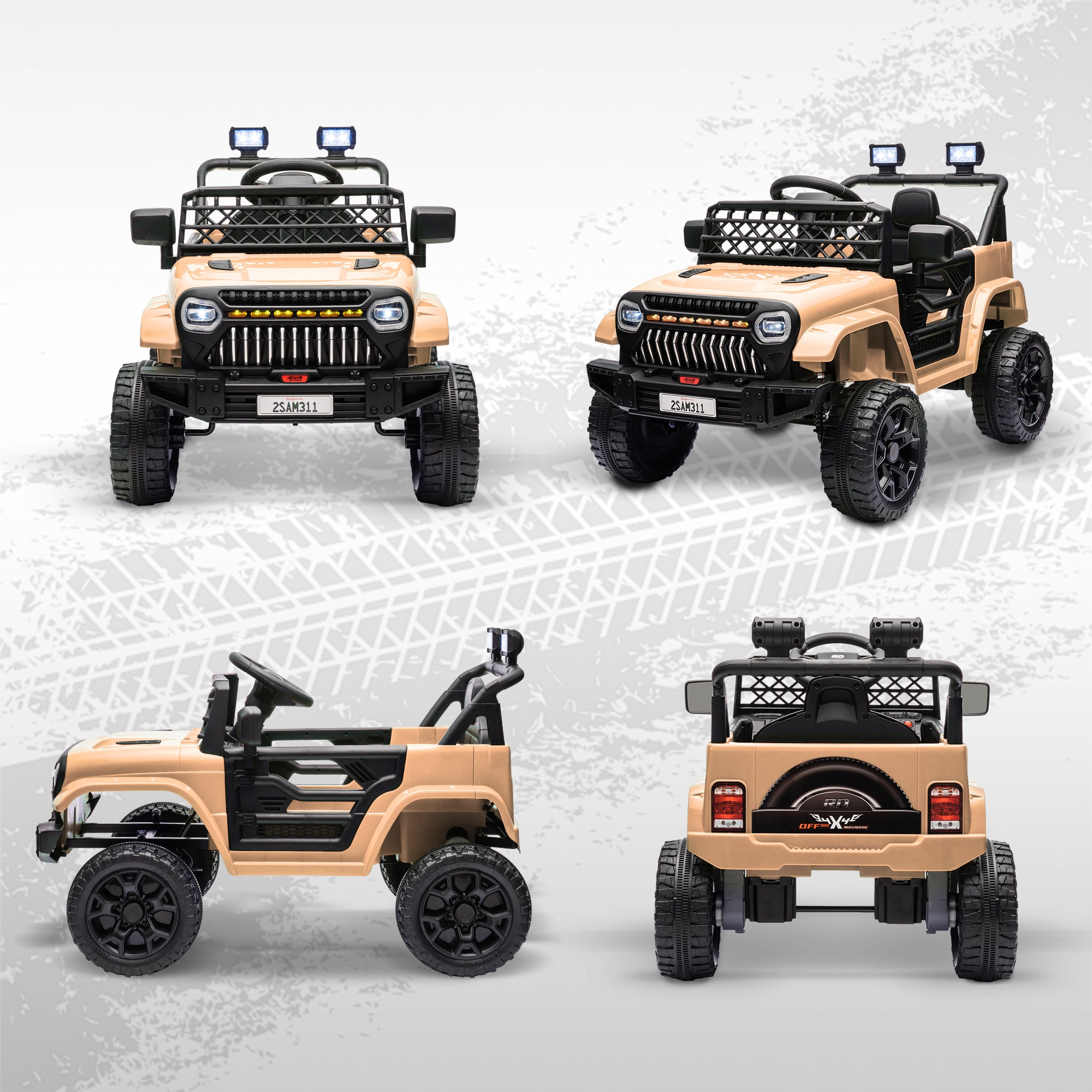 12V Ride-On Truck with Spring Suspension and Remote Control Trend Times 22