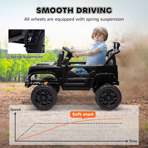 12V Ride-On Truck with Spring Suspension and Remote Control Trend Times 28