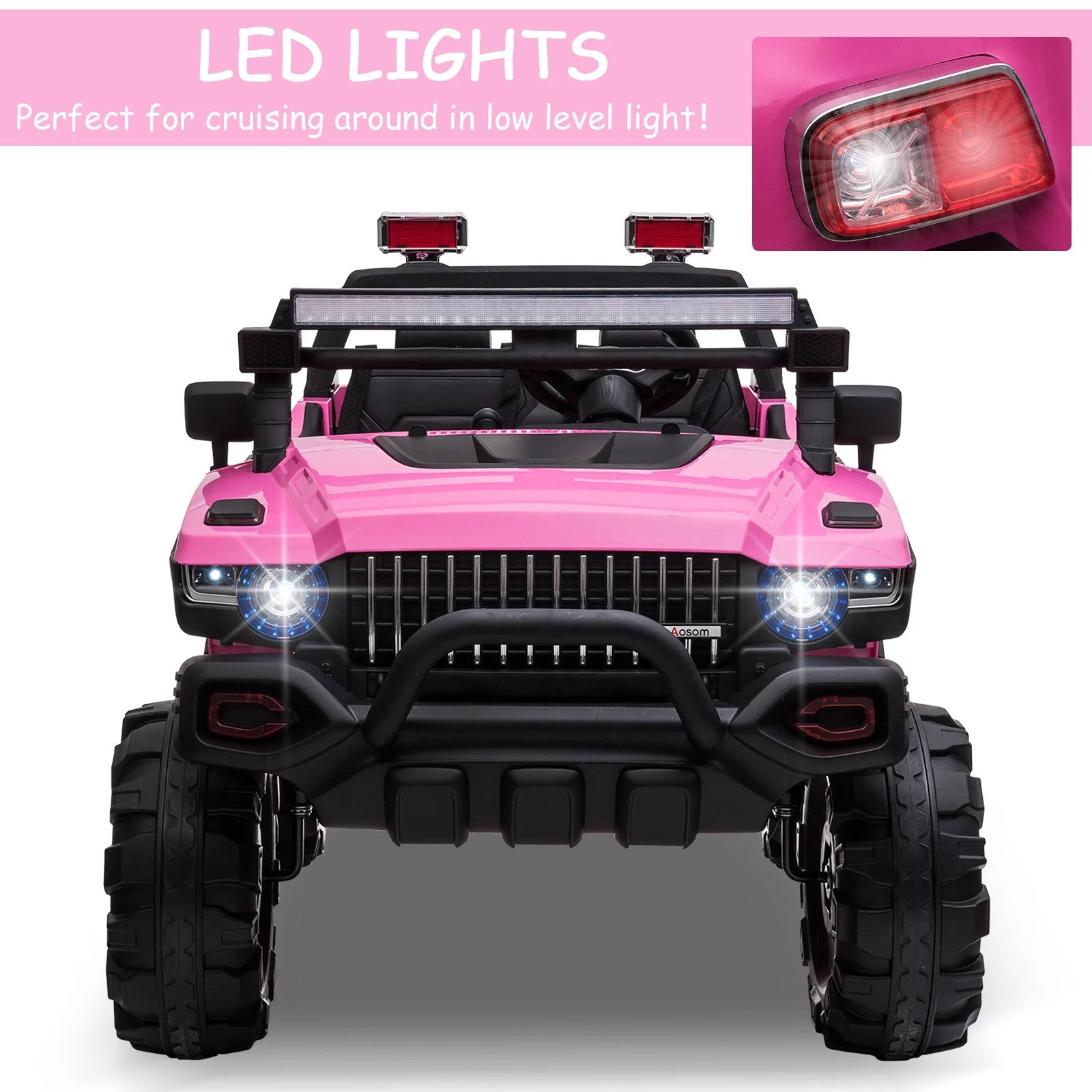 12V Battery-Powered 2-Seater Electric Ride-On Truck with Remote Control Trend Times 6