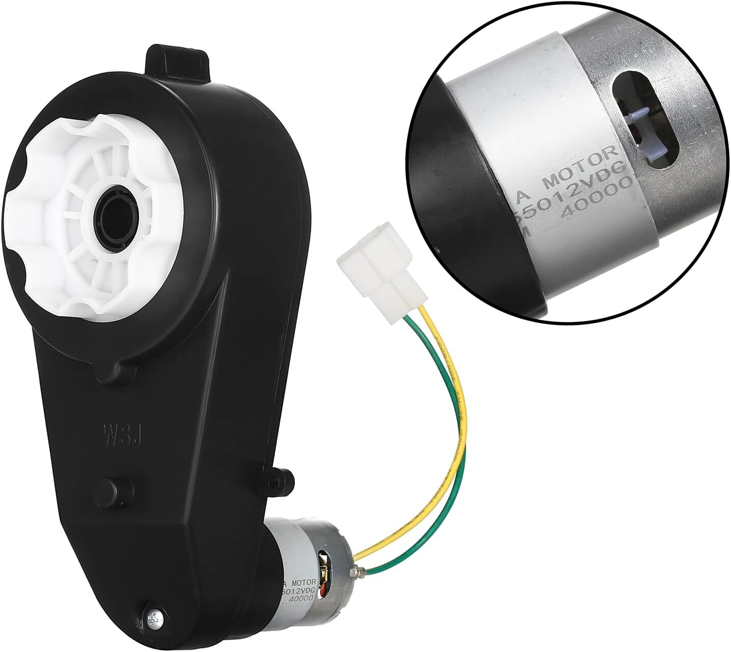 12V Ride-On Electric Wheels with Upgraded RS550 40000RPM Motor and Gearbox (2 Pieces) Trend Times 3