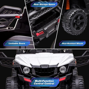 12V Ride-On UTV Truck for Kids with Remote Control, Music, and 390W Dual Motors Trend Times 1