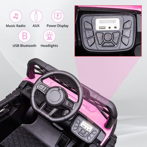 12V Ride-On UTV Truck for Kids with Remote Control, Music, and 390W Dual Motors Trend Times 13