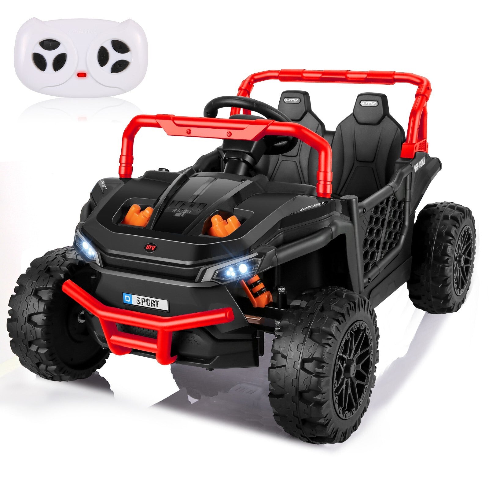 12V Electric Kids Off-Road Ride-On UTV with Remote Control and Spring Suspension Trend Times 7