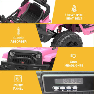 12V Electric Ride-On Truck and Car for Kids with Remote Control and LED Lights Trend Times 2