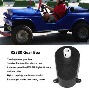 12V RS380 Motor with 6600RPM Gearbox for Remote Control Car Steering Trend Times 0