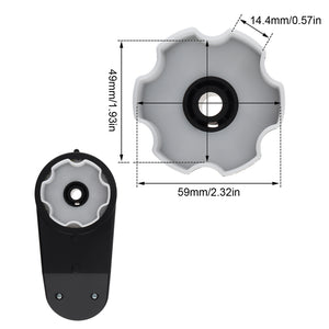 12V RS390 Motor with 1.0CM Axle for Children's Electric Ride-On Car Gearbox Trend Times 3