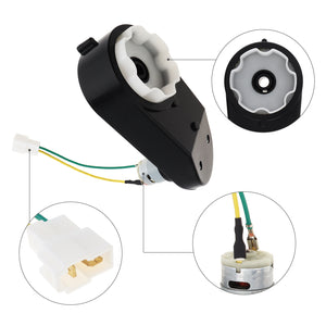12V RS390 Motor with 1.0CM Axle for Children's Electric Ride-On Car Gearbox Trend Times 4