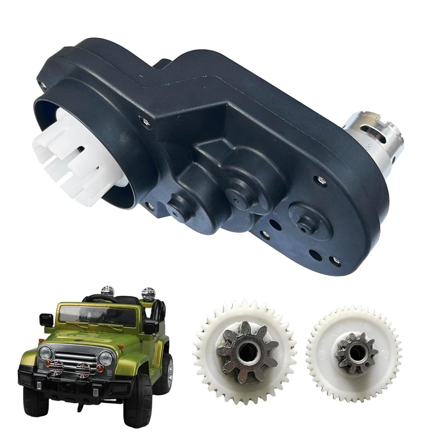 12V RS550 High-Speed 35000RPM Motor with Gearbox for Power Wheels and Ride-On Toys Trend Times 0