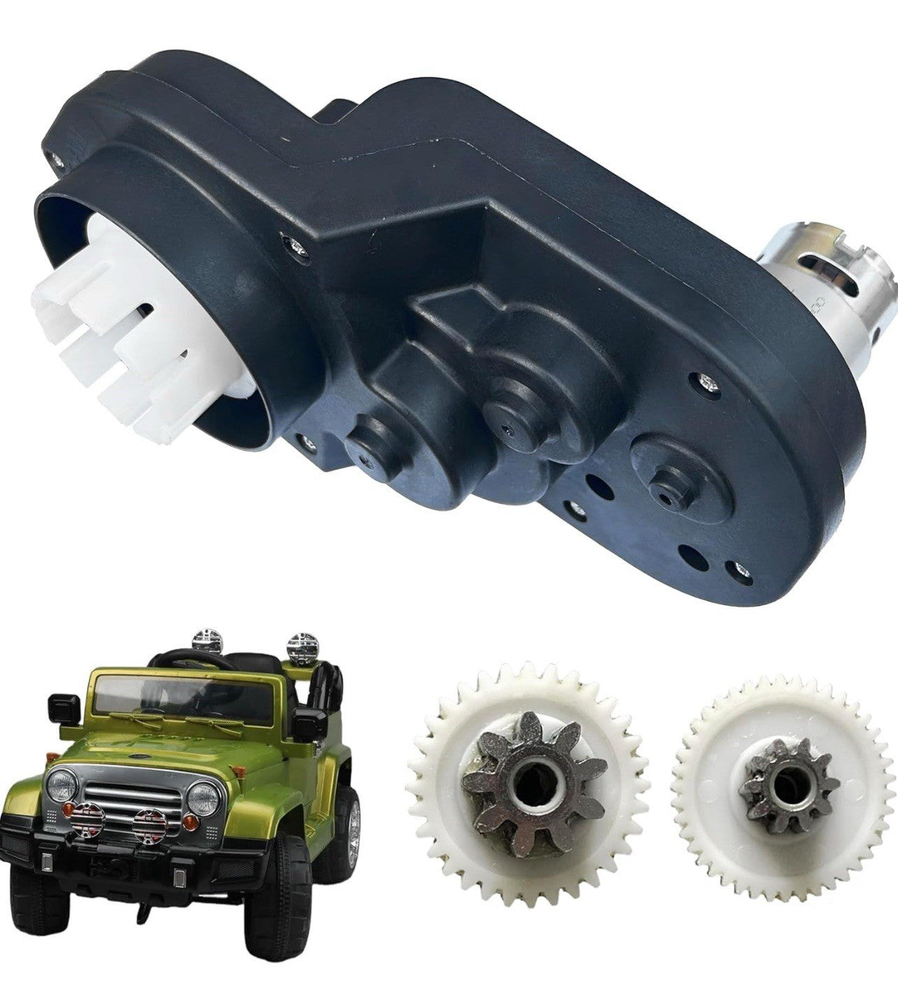 12V RS550 High-Speed 35000RPM Motor with Gearbox for Power Wheels and Ride-On Toys Trend Times 0