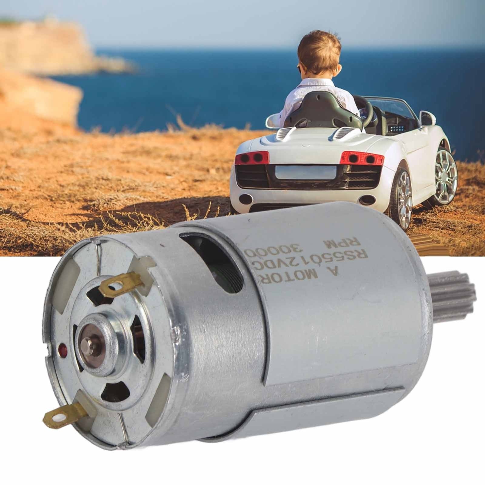 12V RS550 high-speed 30000 RPM electric motor for kids’ toy cars and motorcycles Trend Times 10