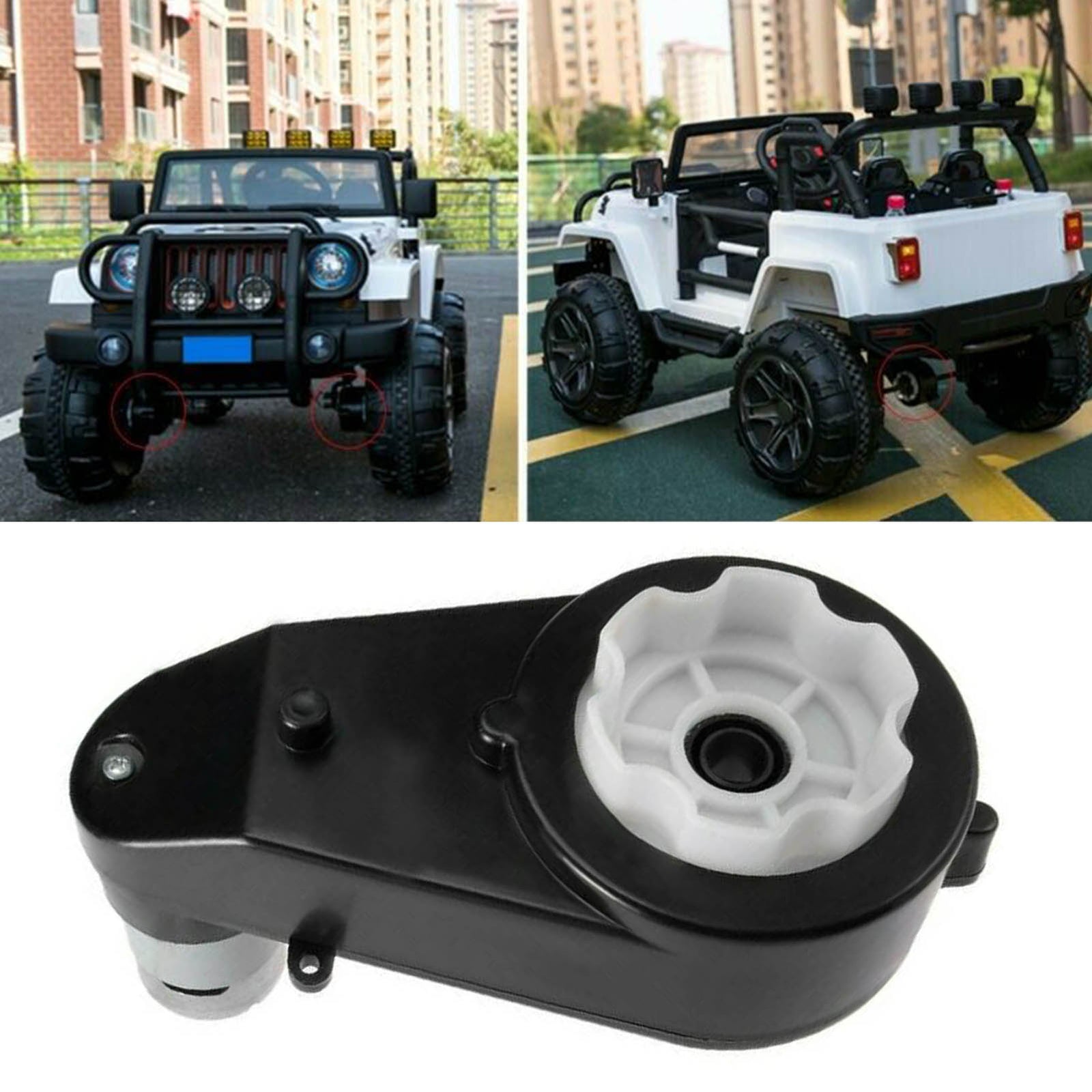 12V RS550 Motor and Gearbox 30000RPM for Power Wheels Jeep Trend Times 8