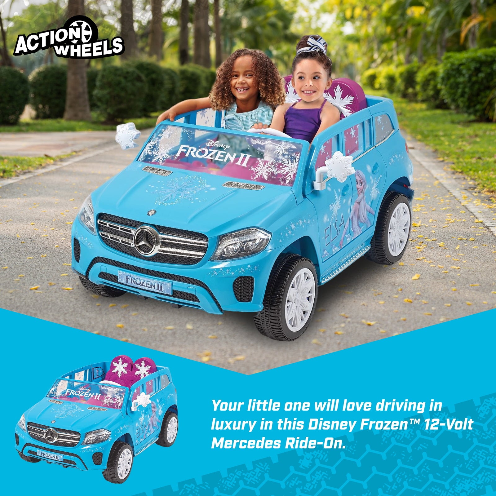 12V Battery-Powered Mercedes GLS 320 Ride-On Toy for Kids Ages 3+ Trend Times 1