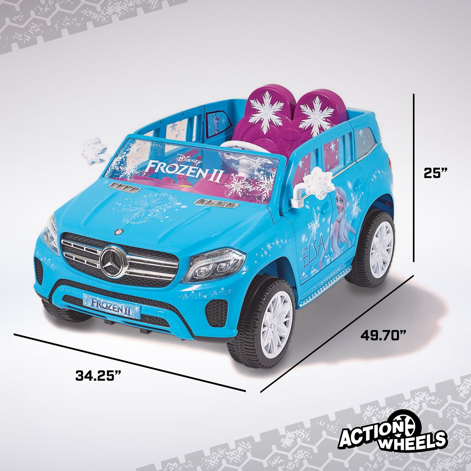 12V Battery-Powered Mercedes GLS 320 Ride-On Toy for Kids Ages 3+ Trend Times 9