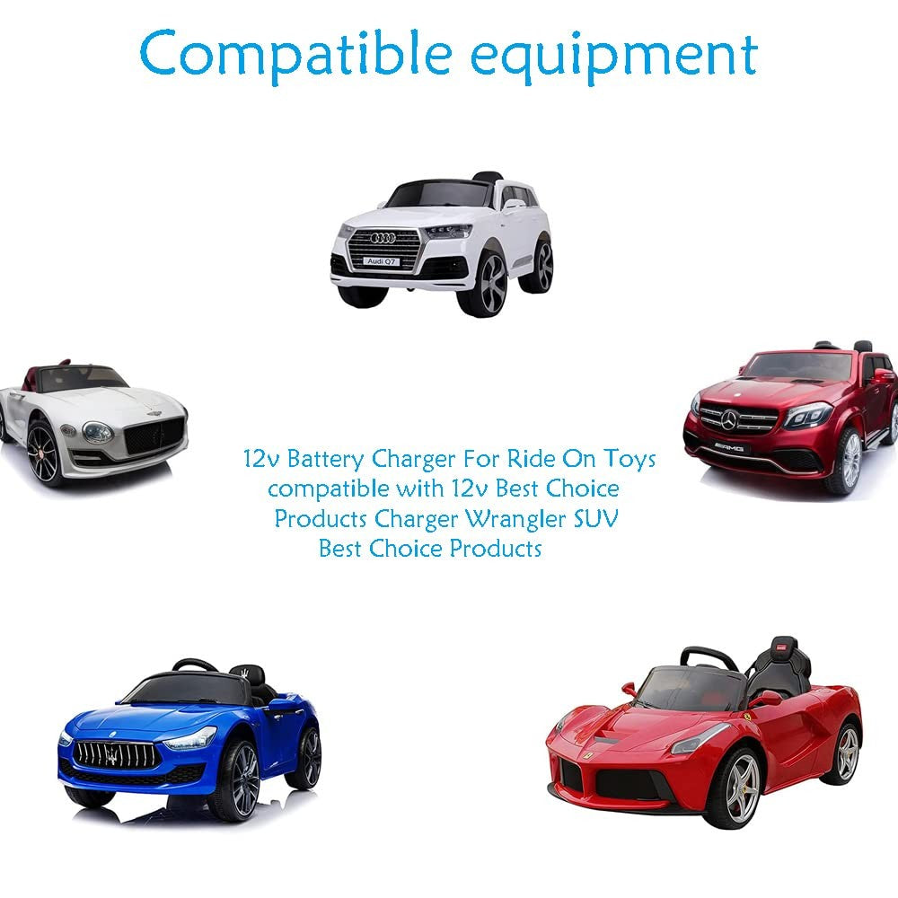 12V Power Supply and Battery Charger for Kids Ride-On Cars Trend Times 1