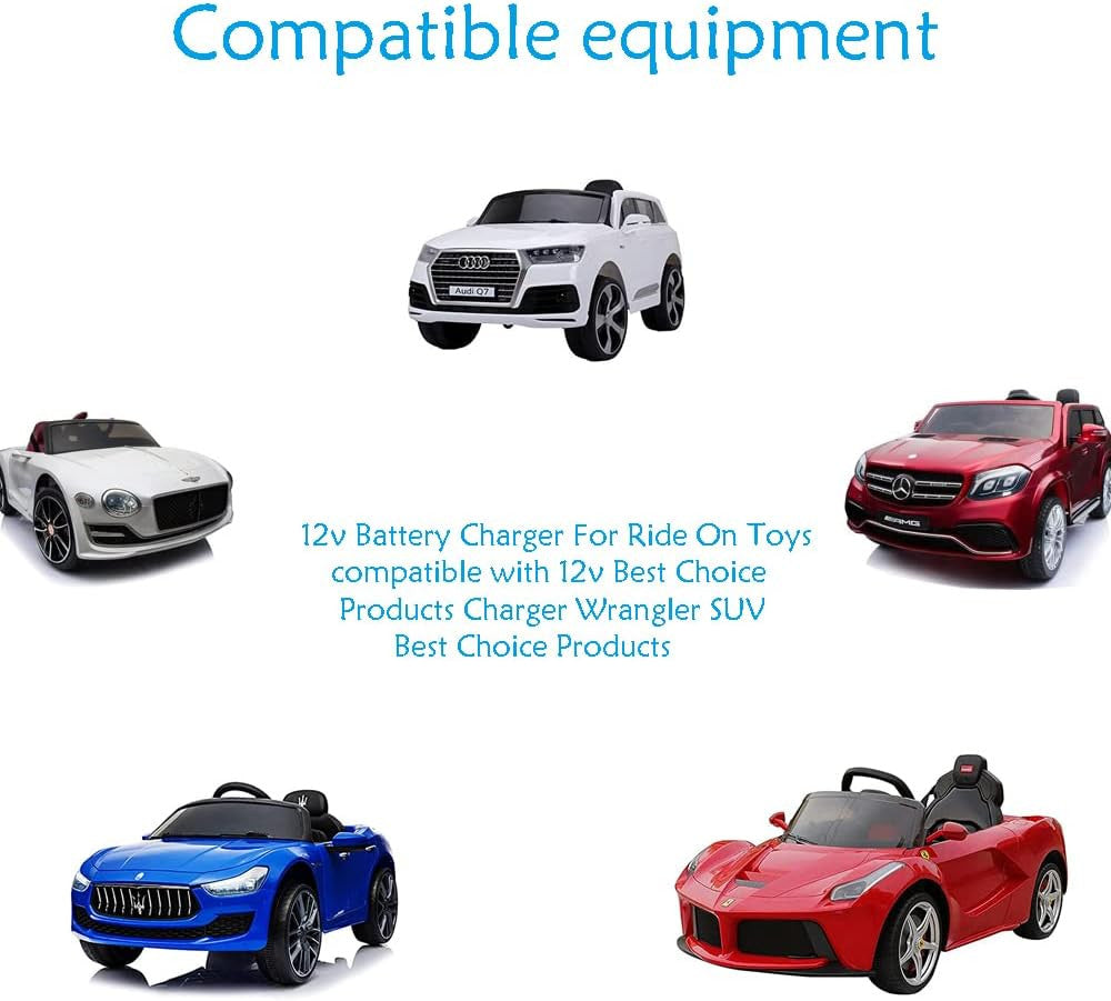 12V Power Supply and Battery Charger for Kids Ride-On Cars Trend Times 1