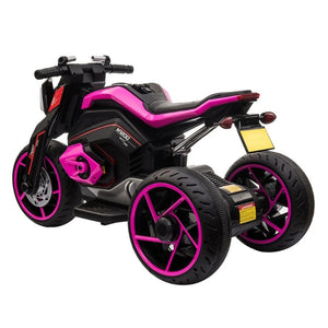12V Kids Electric Three-Wheel Ride-On Motorcycle with Horns and LED Lights Trend Times 2