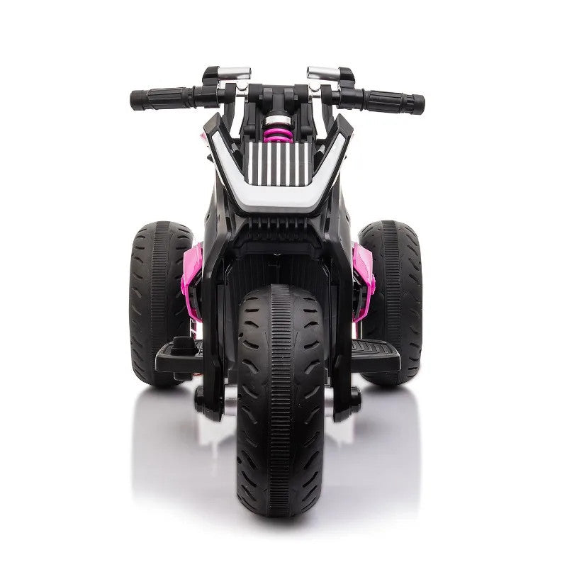 12V Kids Electric Three-Wheel Ride-On Motorcycle with Horns and LED Lights Trend Times 3