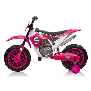12V Electric Battery-Powered Kids Motorcycle Ride-On Toy with 2-Speed Settings Trend Times 4