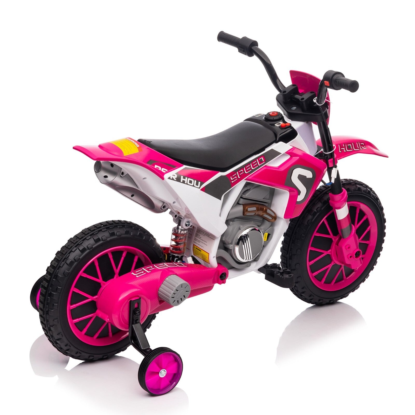 12V Electric Battery-Powered Kids Motorcycle Ride-On Toy with 2-Speed Settings Trend Times 6