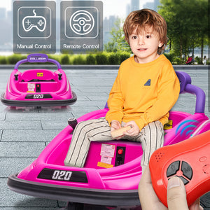 12V Toddler Electric Ride-On Bumper Car with Remote Control and 360° Rotation Trend Times Variant 0