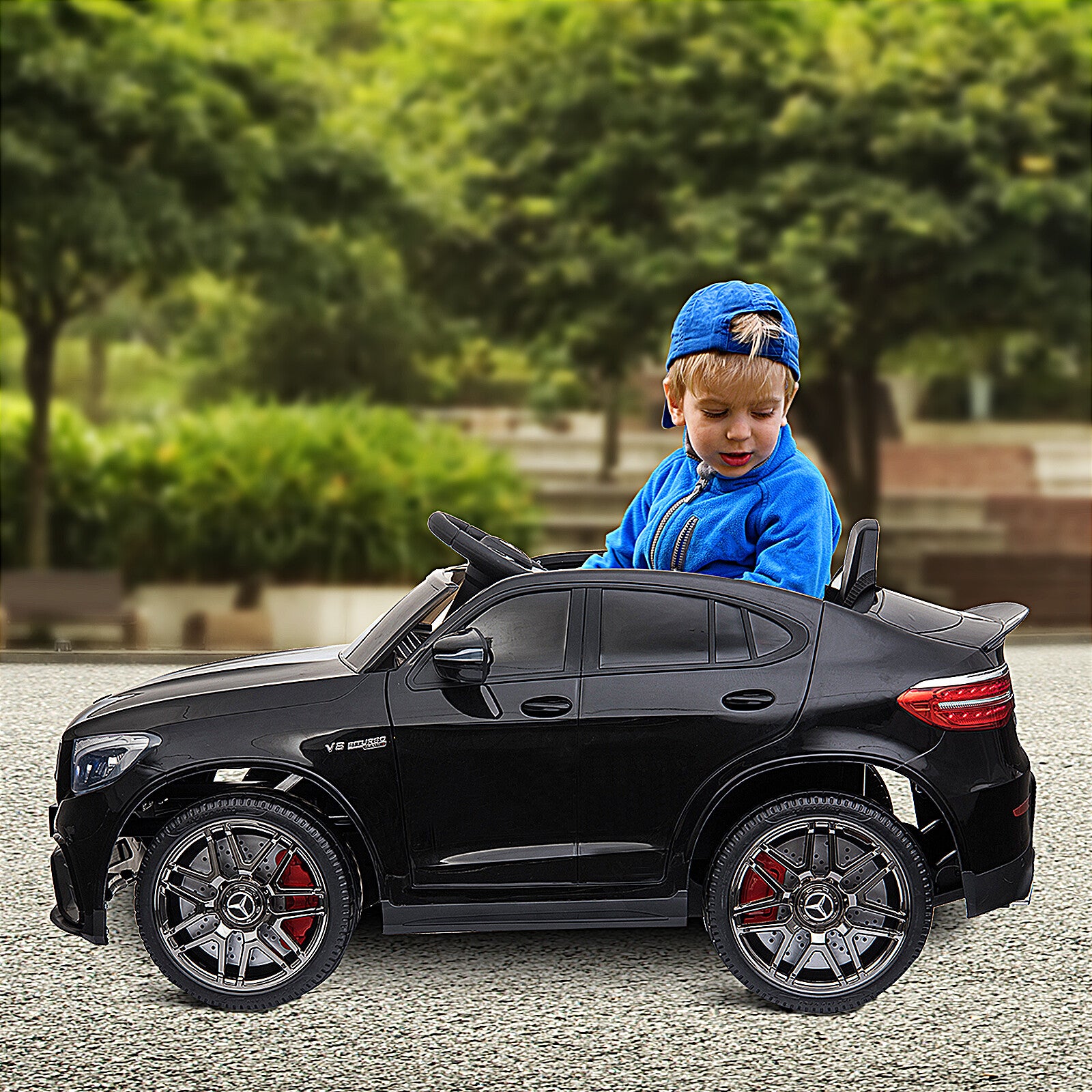 12V Electric Ride-On Car for Toddlers and Kids with Remote Control, 2 Speeds, and MP3 Player Trend Times 13