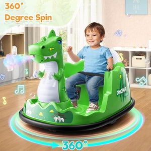 12V Electric Toddler Bumper Car with Parental Remote Control for Ages 18 Months to 6 Years Trend Times 10
