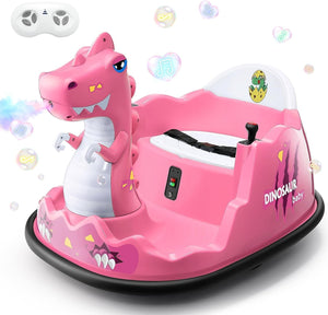12V Electric Toddler Bumper Car with Parental Remote Control for Ages 18 Months to 6 Years Trend Times 6