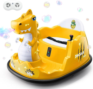 12V Electric Toddler Bumper Car with Parental Remote Control for Ages 18 Months to 6 Years Trend Times 8