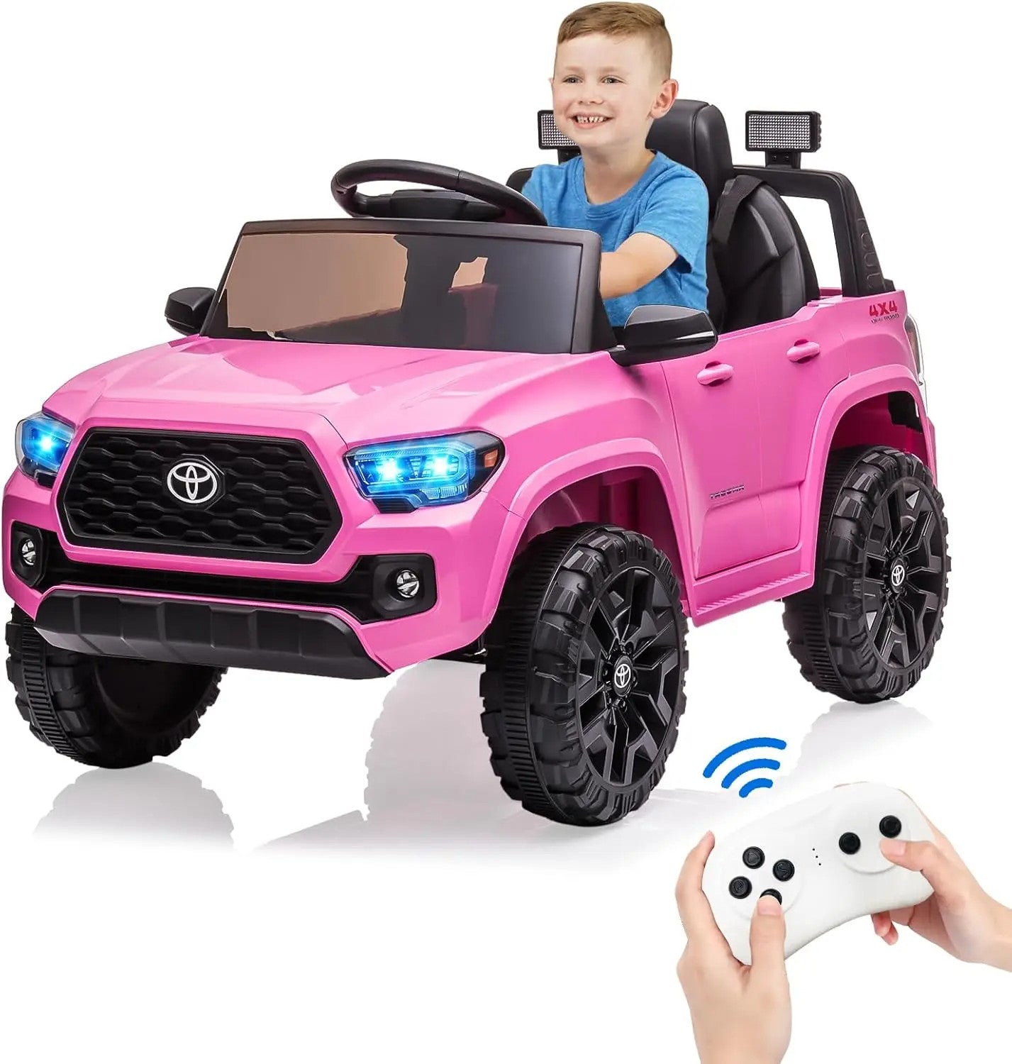 12V Electric Remote Control Truck Toy with LED Lights and 3-Speed Settings Trend Times 12