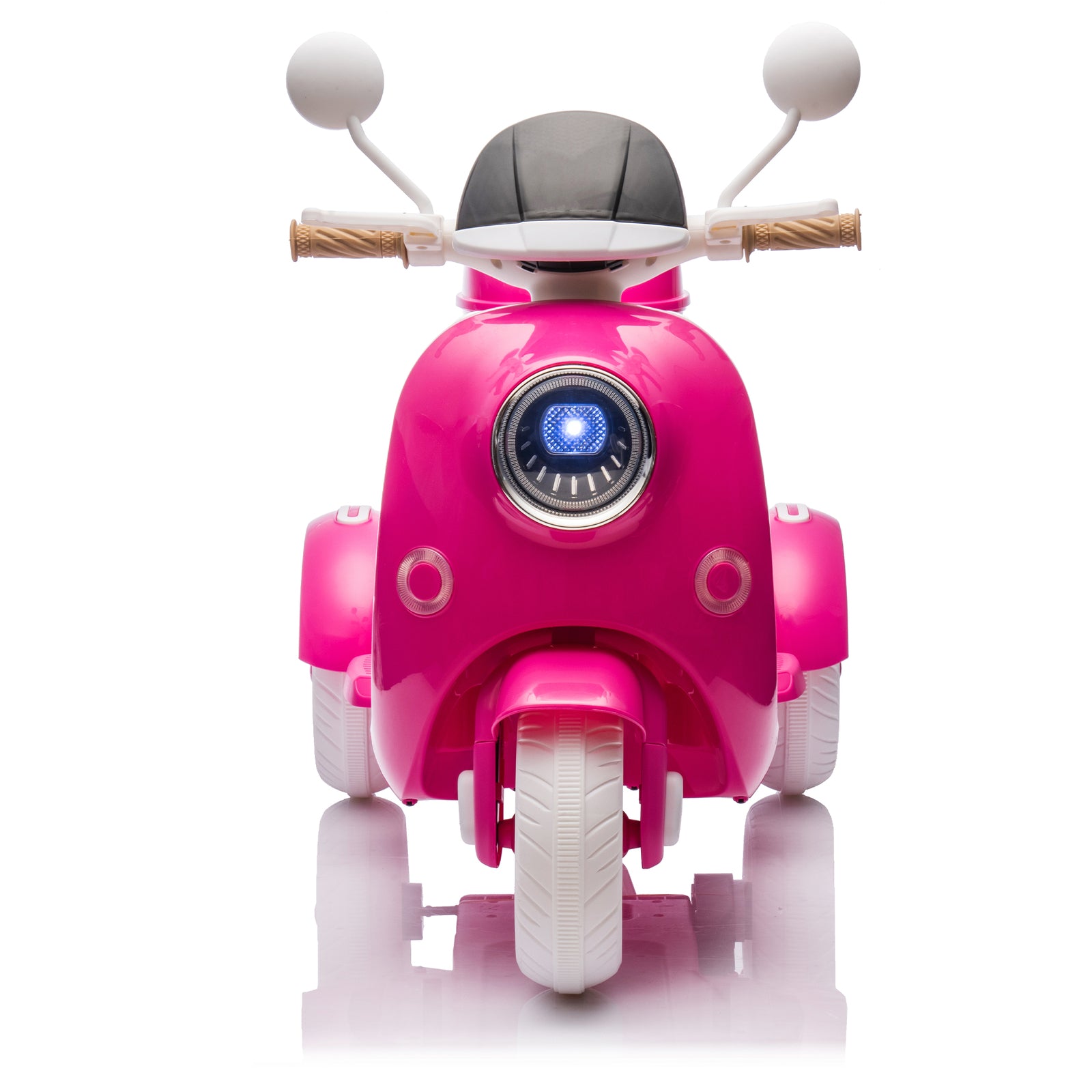 12V Two-Motor Electric Kids Ride-On Level-Up Two-Seater Motorcycle with Three Wheels Trend Times 9