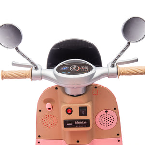 12V Two-Motor Kids Ride-On Electric Two-Seater Three-Wheel Motorcycle Trend Times 16