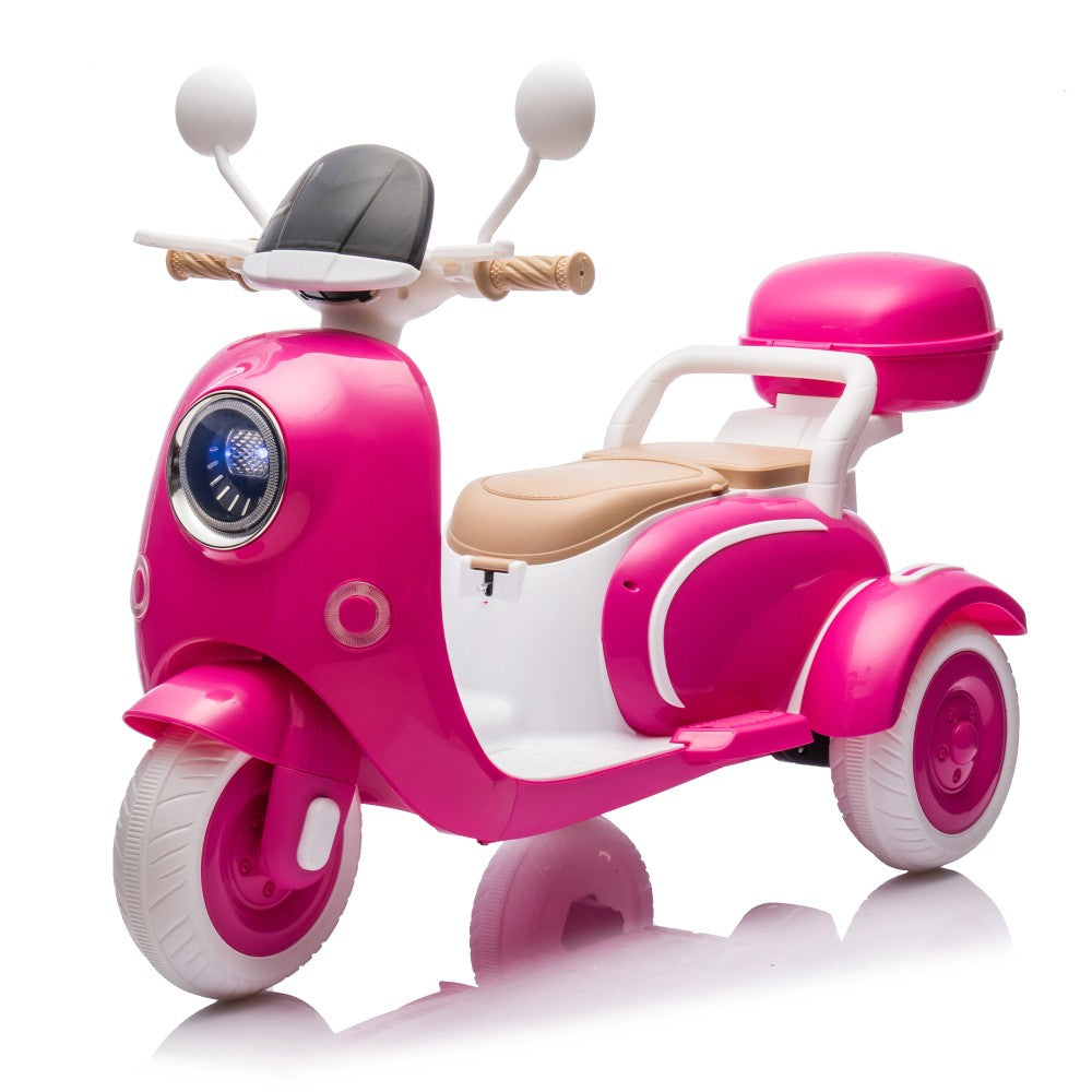 12V Two-Seater Electric Ride-On Motorcycle for Kids with Three Wheels Trend Times 15