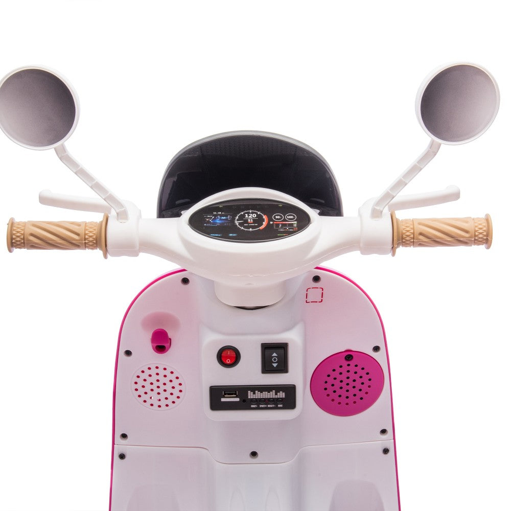 12V Two-Seater Electric Ride-On Motorcycle for Kids with Three Wheels Trend Times 25