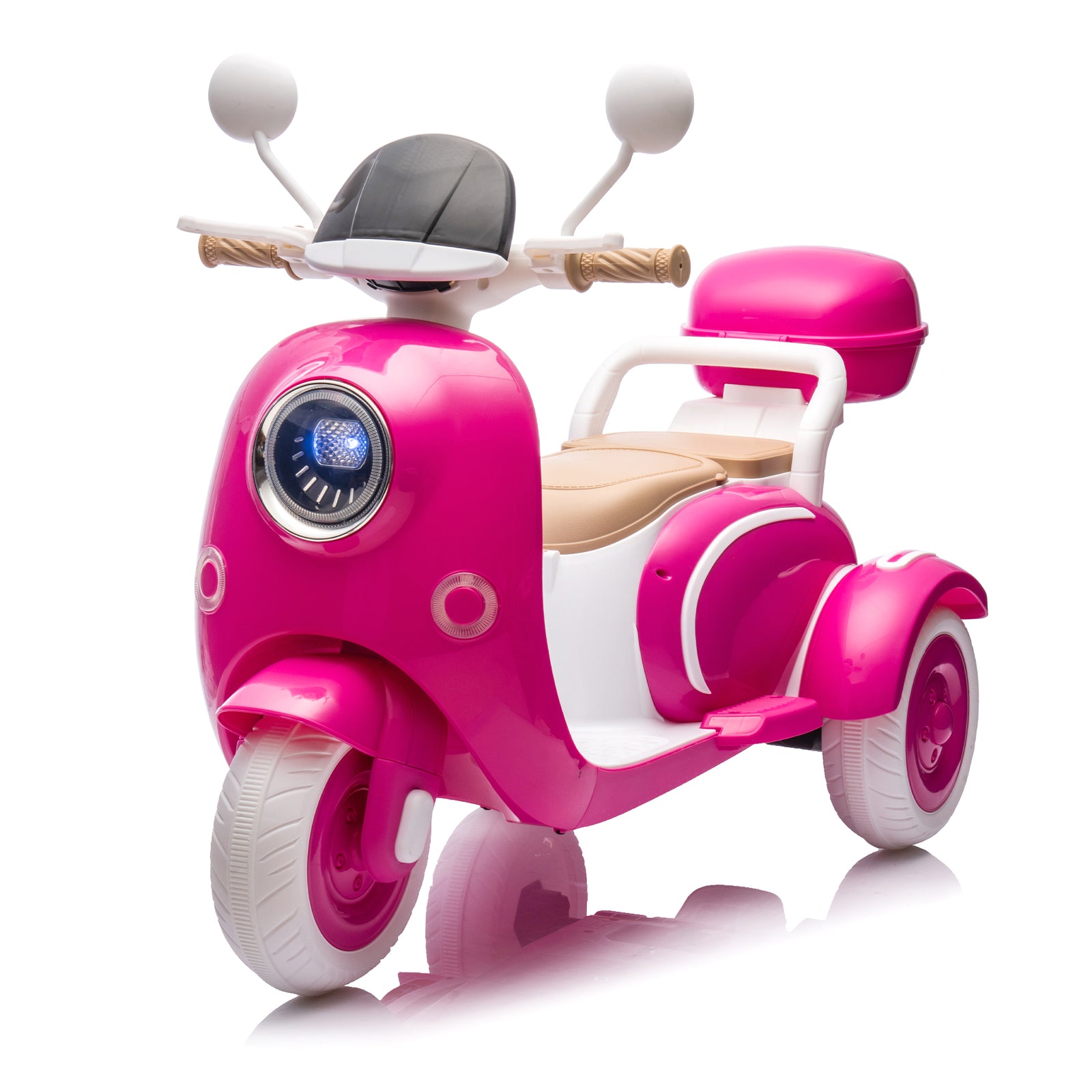 12V Two-Seater Electric Ride-On Motorcycle for Kids with Three Wheels Trend Times 2