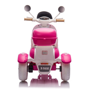 12V Two-Seater Electric Ride-On Motorcycle for Kids with Three Wheels and Slow Speed Mode Trend Times 22