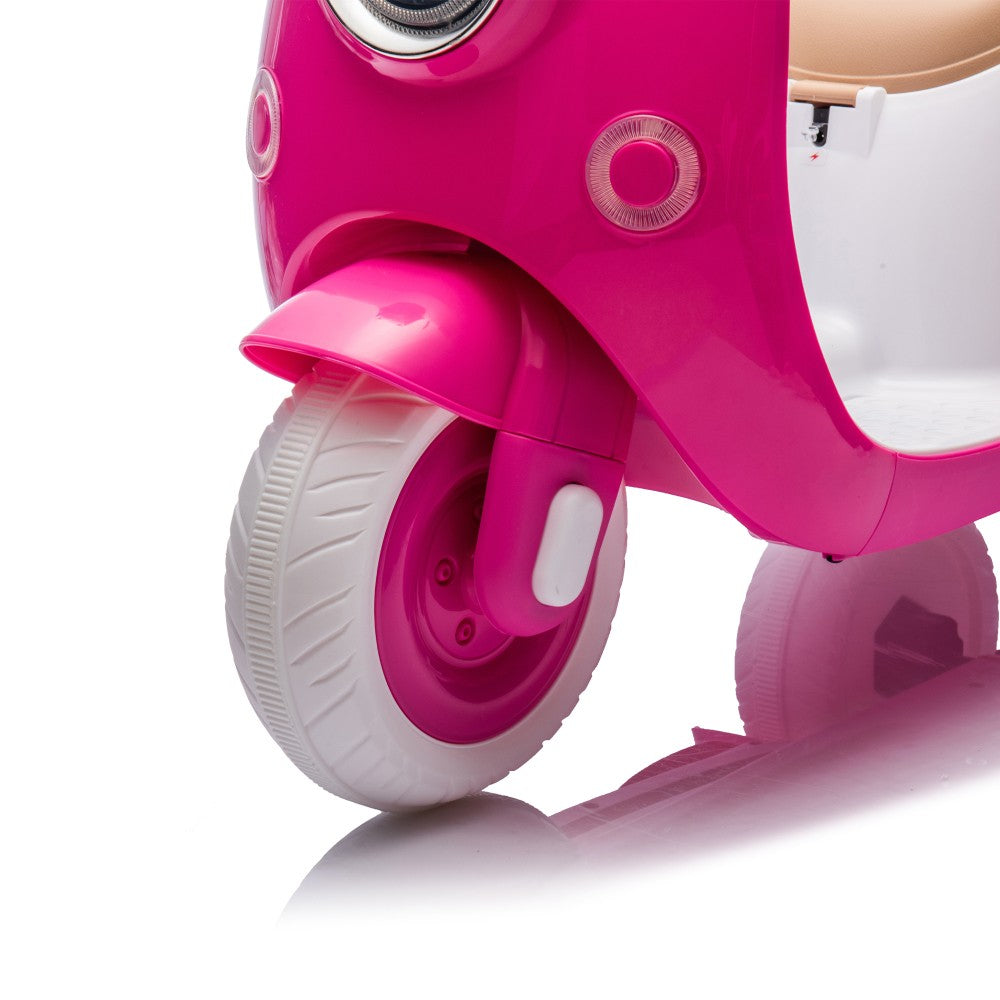 12V Two-Seater Electric Ride-On Motorcycle for Kids with Three Wheels and Slow Speed Mode Trend Times 5