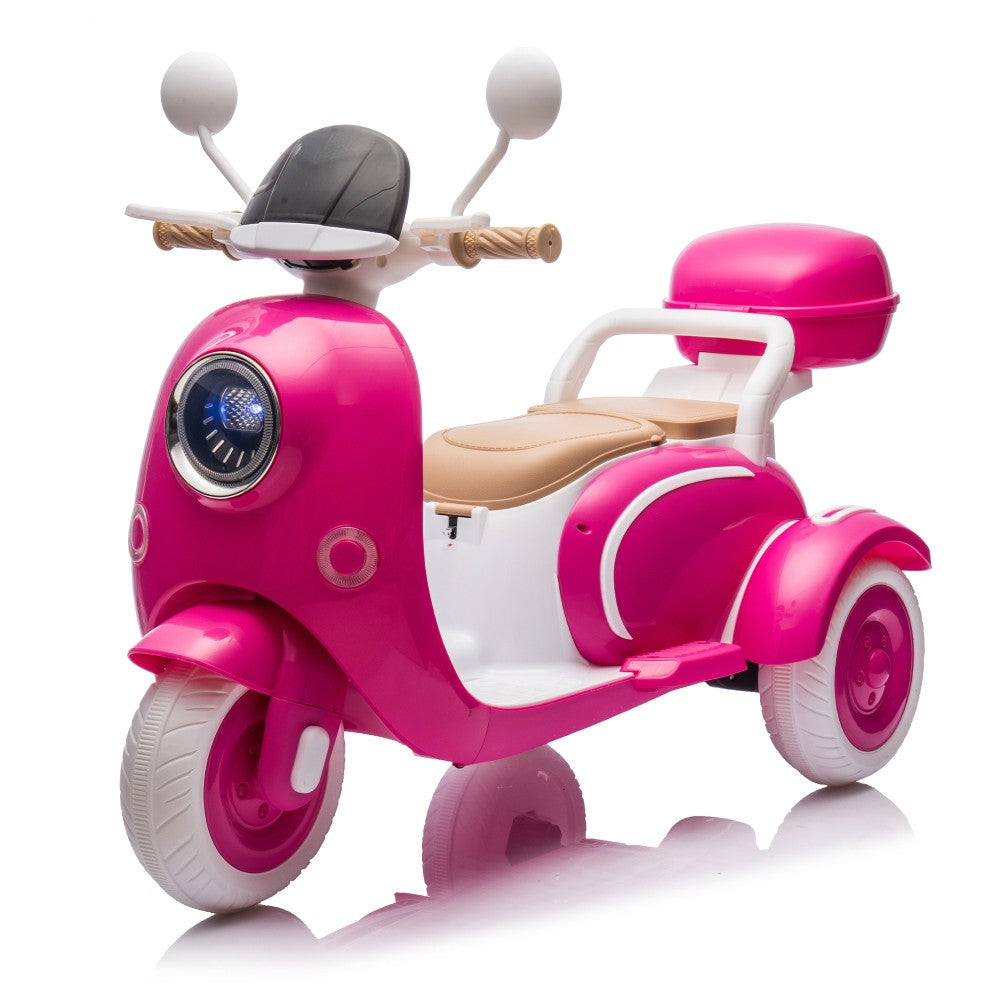 12V Two-Seater Electric Ride-On Motorcycle for Kids with Three Wheels and Slow Speed Mode Trend Times Variant 0