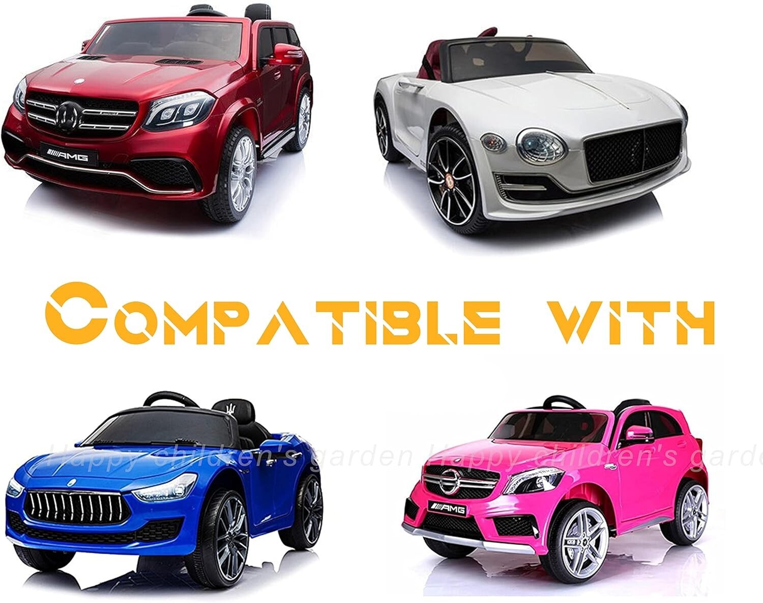 12V Universal Ride-On Toy Charger Compatible with Wrangler Kid Trax Dynacraft Models Trend Times 10
